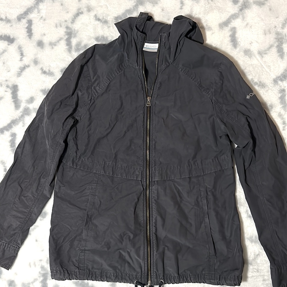 Columbia Arch Cape III Jacket, Size Medium, India Ink/Grey